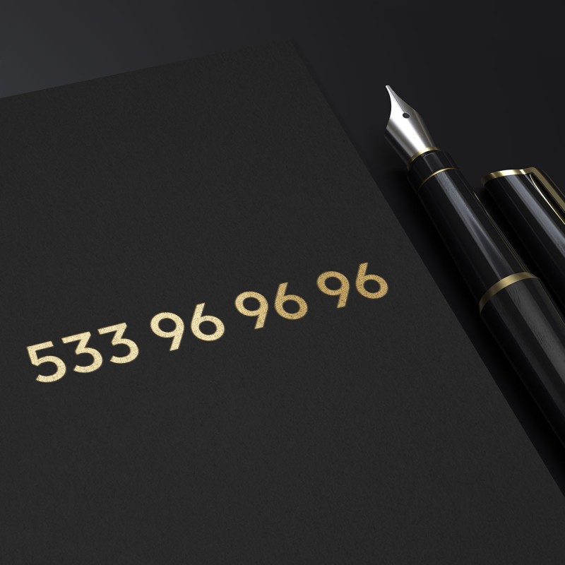 Złoty Numer Telefonu 533 96 96 96 - wygodne wybieranie na klawiaturze