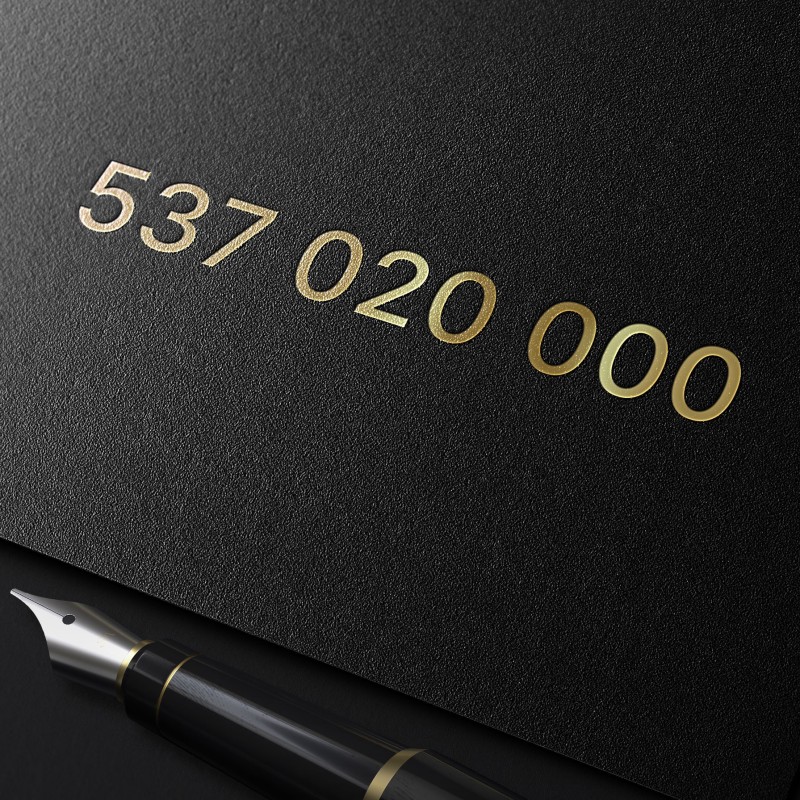 Złoty numer Play dla firmy lub os prywatnej 537 020 000