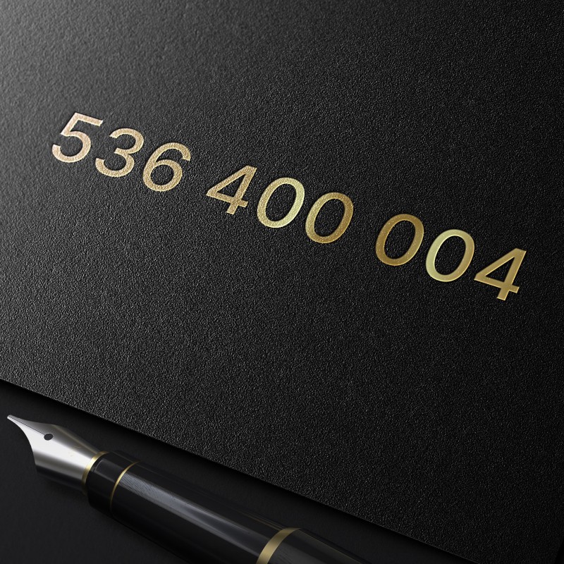 Złoty numer PLAY 536 400 004 | Nowy | Gotowy do rejestracji | Numer na kartę
