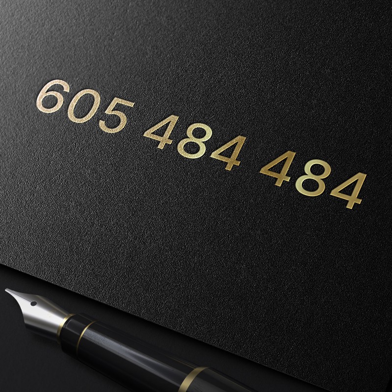Złoty numer PLUS GSM 605 484 484 | Nowy | Gotowy do rejestracji | Numer na kartę