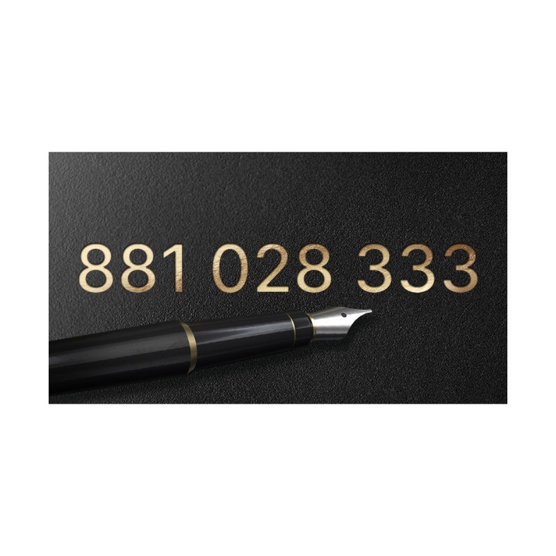 881 028 333 – łatwy do zapamiętania numer telefonu