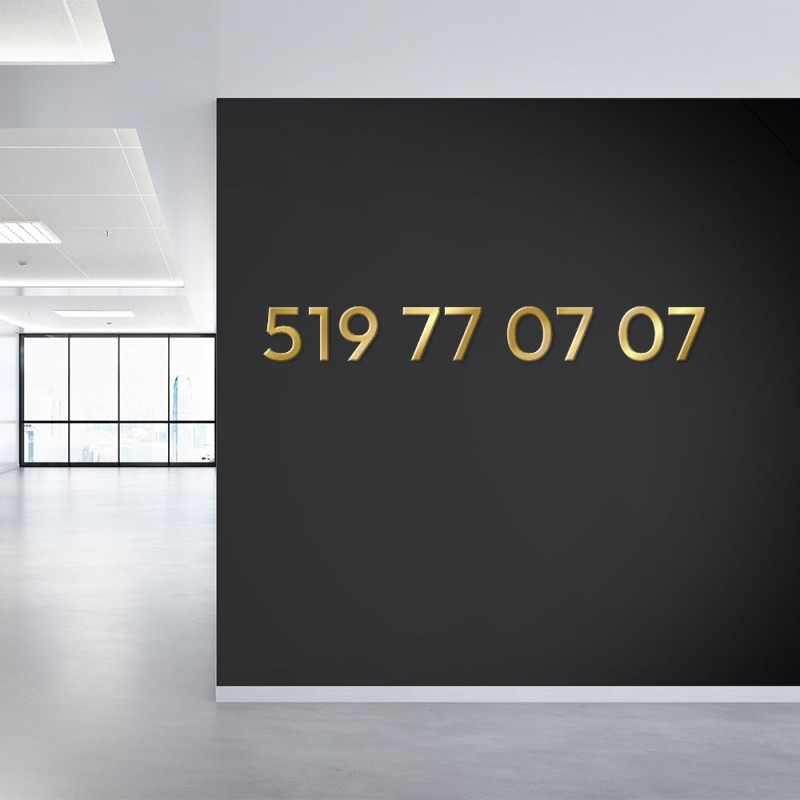 Złoty numer Orange z dużą liczbą siódemek 519 77 07 07