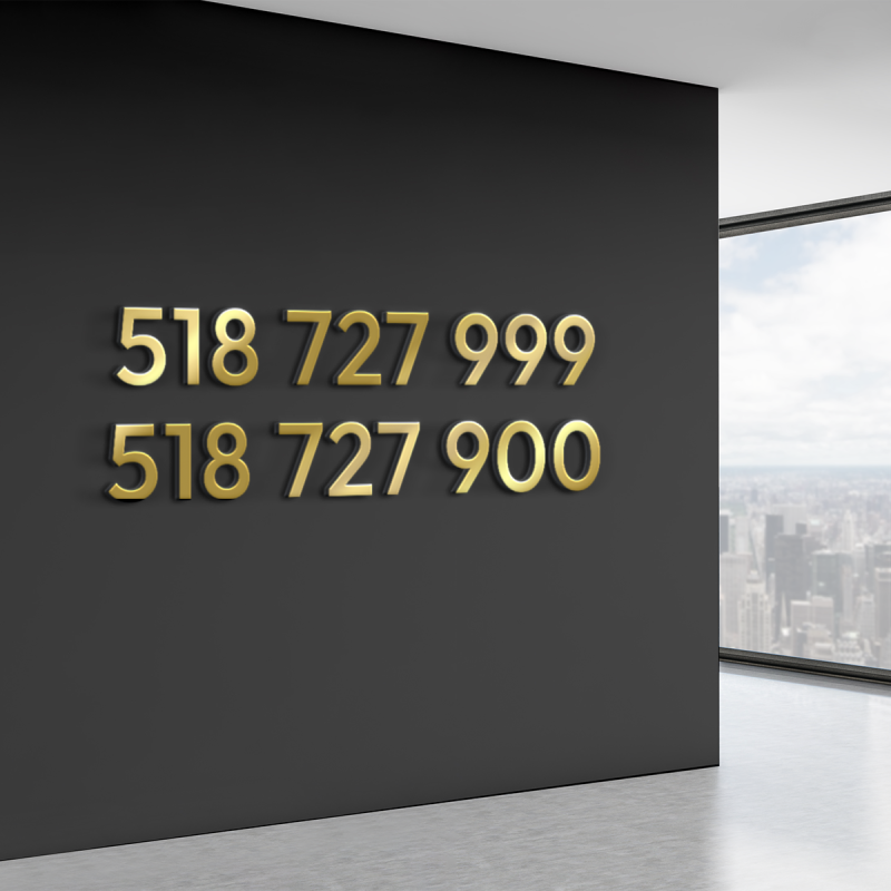 Zestaw 2 łatwych numerów 518 727 999 i 518 727 900 – wspólny początek