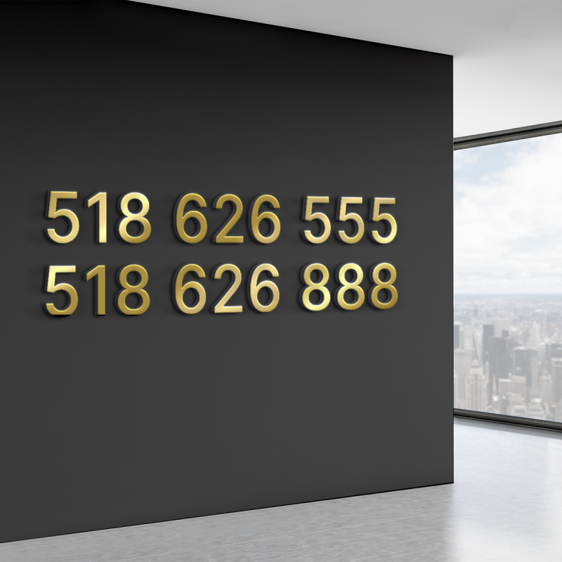 Zestaw 2 łatwych numerów 518 626 555 i 518 626 888 – potrójne 555 i 888