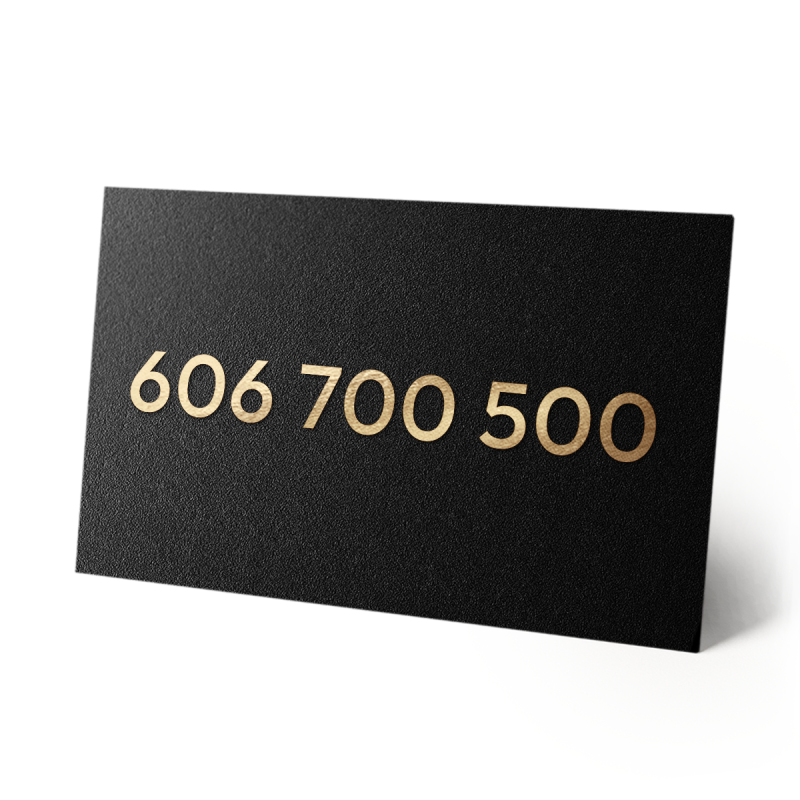 Złoty / platynowy numer telefonu 606 700 500 PLAY – doskonały dla firmy