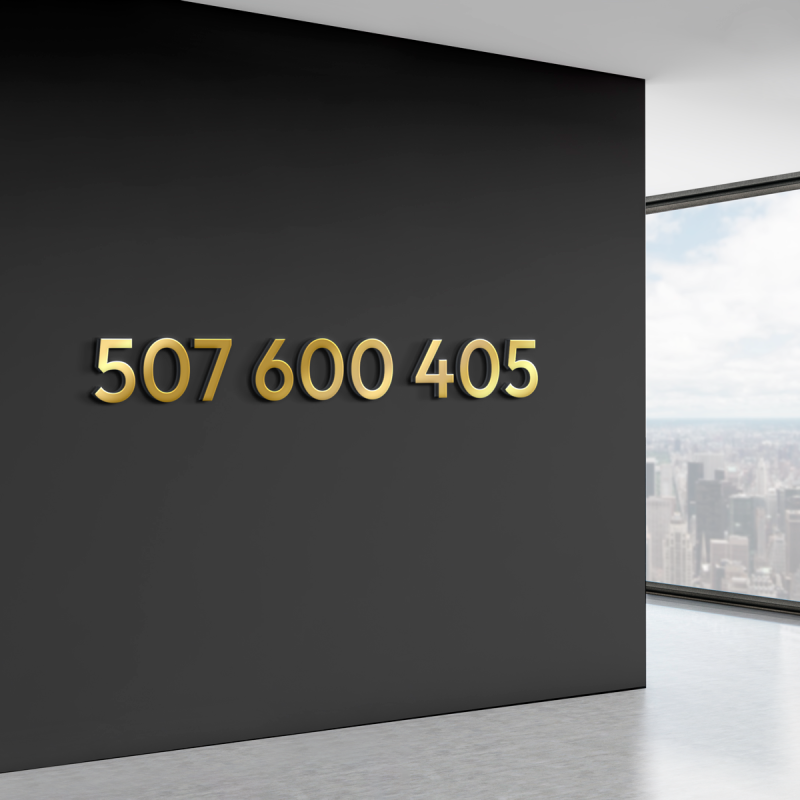 507 600 405 – złoty / srebrny numer telefonu z setką 600 | Orange